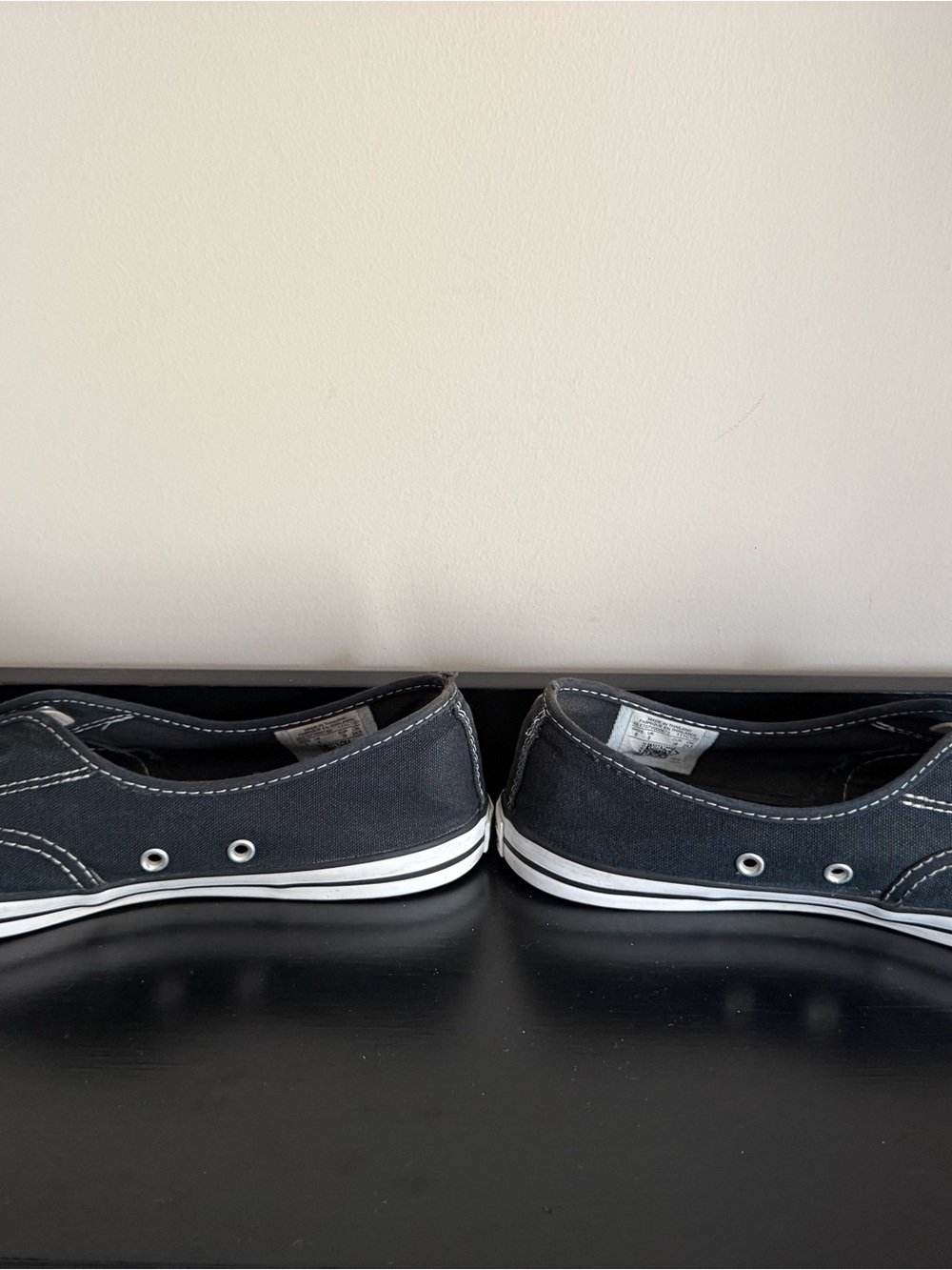 Converse All Star Black Slip On Ballet Sneakers Women’s 8 - Picture 4 of 6